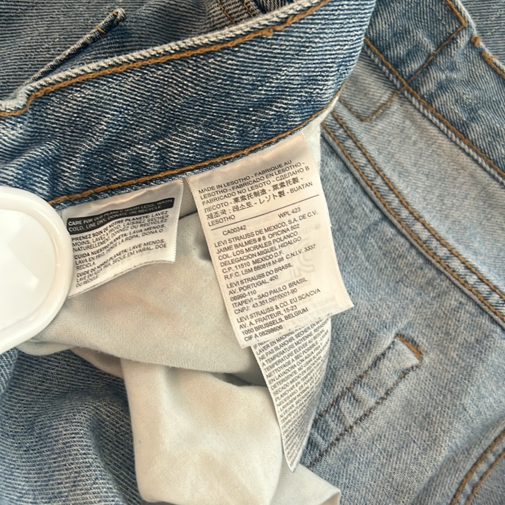 Levi's Strauss VTG 505 Regular Fit 36x32 bootcut VTG Cotton Men's Jeans GUC - Picture 6 of 13